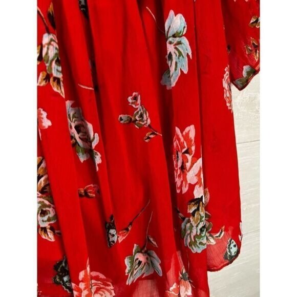 Love, Fire Off The Shoulder Tops Women Short Sleeve Loose Summer Blouse Shirt - Picture 5 of 8